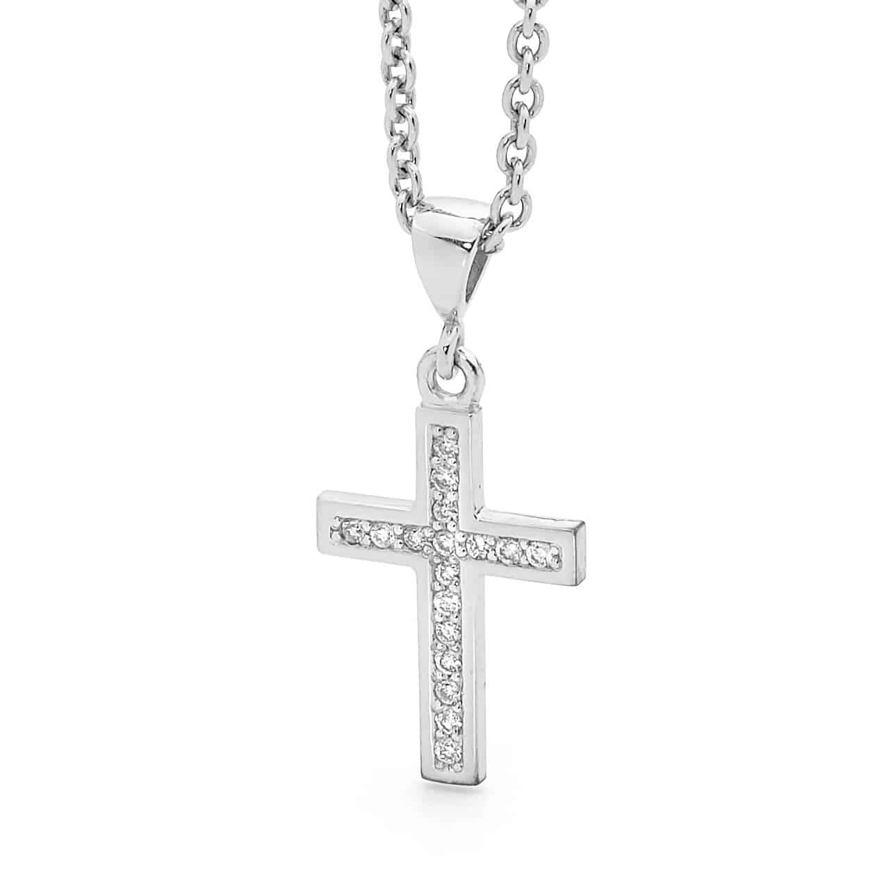 18ct-white-gold-pave-diamond-cross 18ct White Gold Pave Diamond Cross