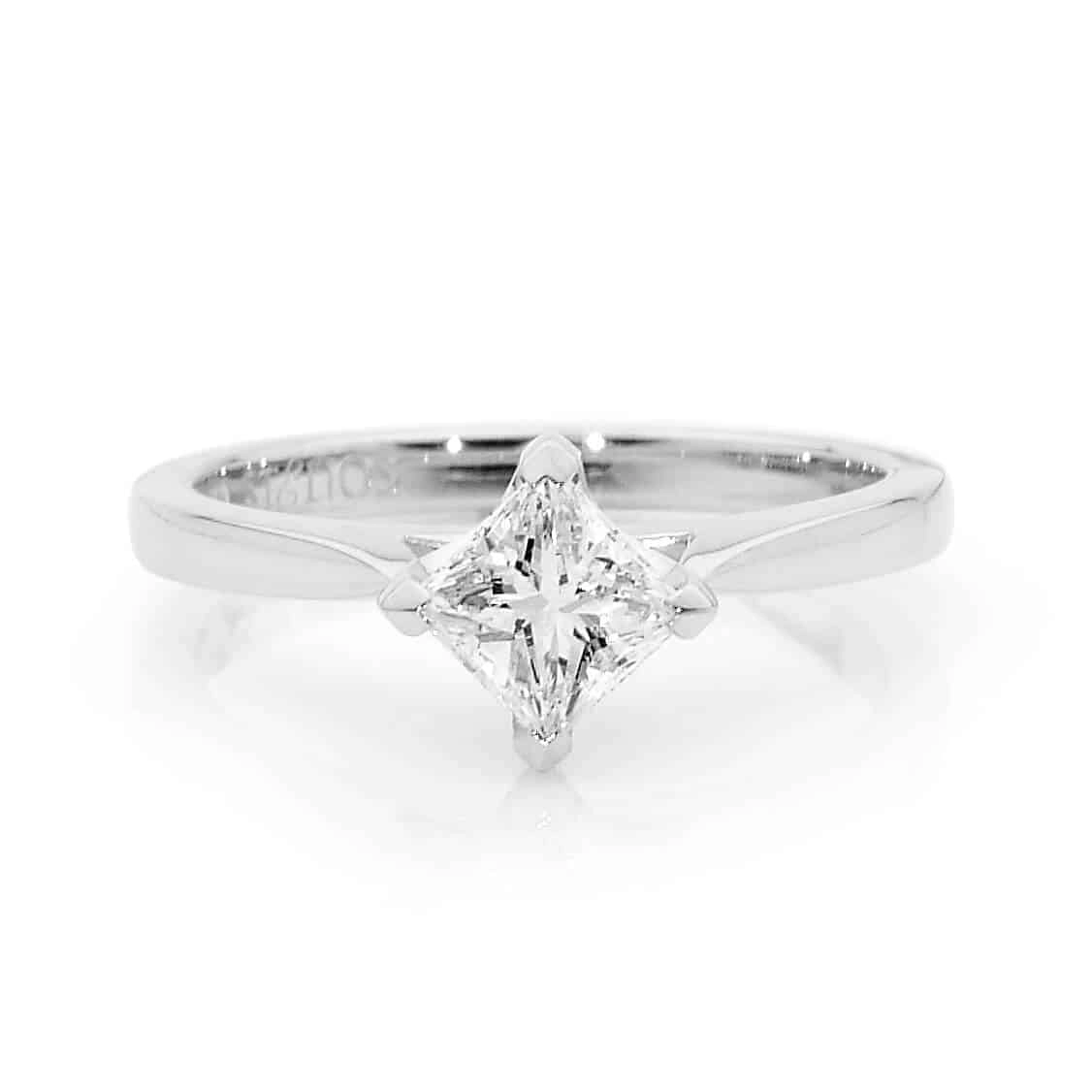 princess-cut-solitaire-diamond-ring Princess Cut Solitaire Diamond Ring