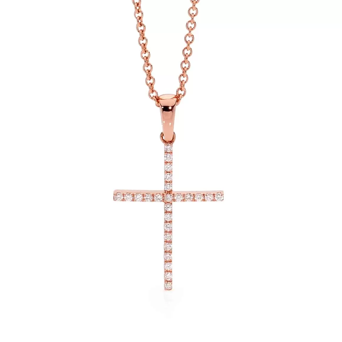 rose-gold-diamond-cross Rose Gold Diamond Cross