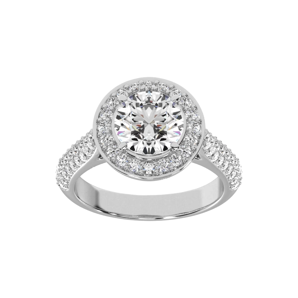round-brilliant-cut-diamond-halo-ring Round Brilliant Cut Diamond Halo Ring