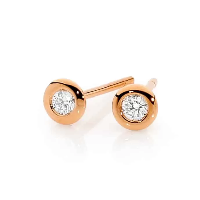 Round Brilliant Diamond Earrings