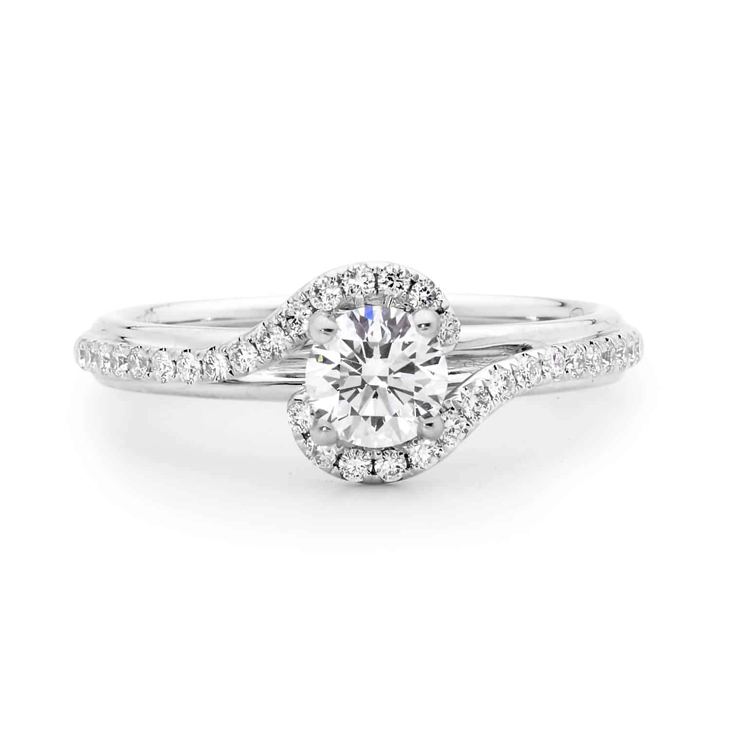 round-brilliant-semi-halo-diamond-ring Round Brilliant Semi Halo Diamond Ring