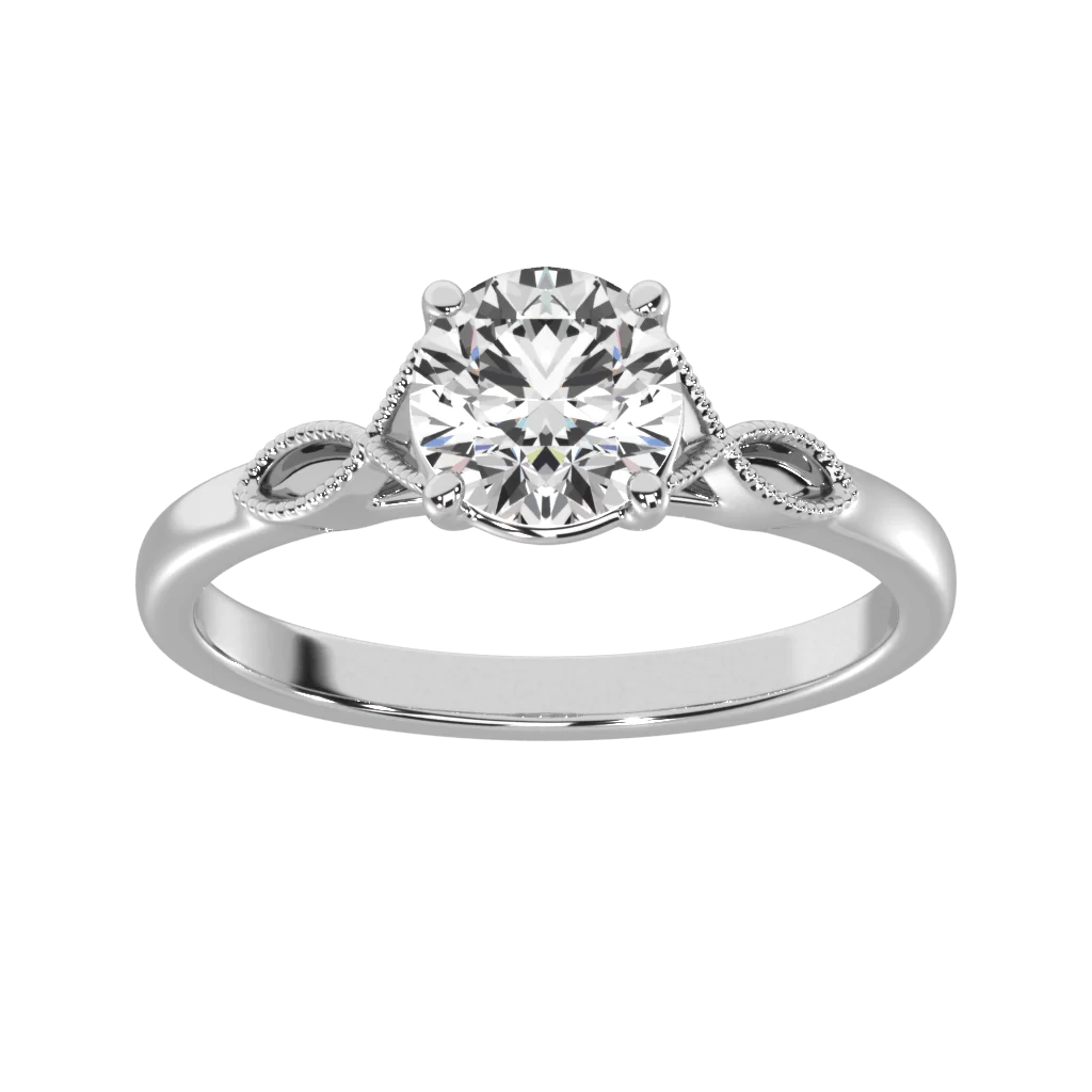 rounded-brilliant-cut-diamond-ring Round Brilliant Cut Diamond Ring