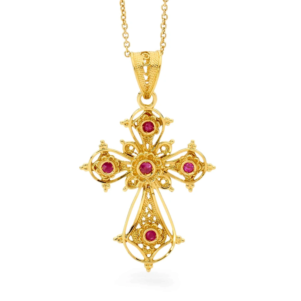 ruby-byzantine-cross Ruby Byzantine Cross